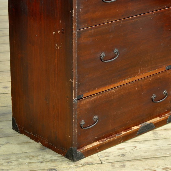 Cassettiera giapponese Tansu, circa 1890 – Cassettiere, Iron, Wood (photo 9 of 14)