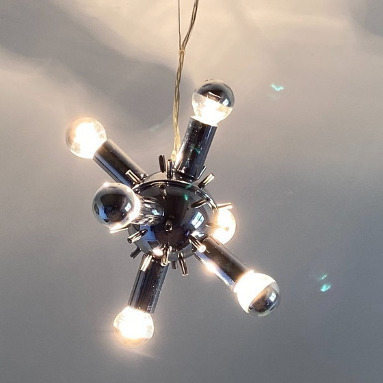 Image 1 of Lampada a sospensione Sputnik. 1980. Era spaziale.