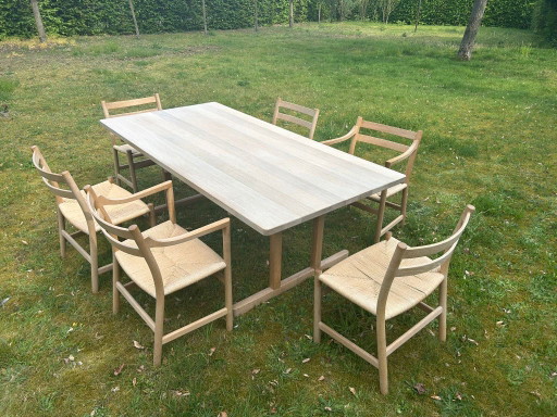 Table à manger Børge Mogensen 195x97,5