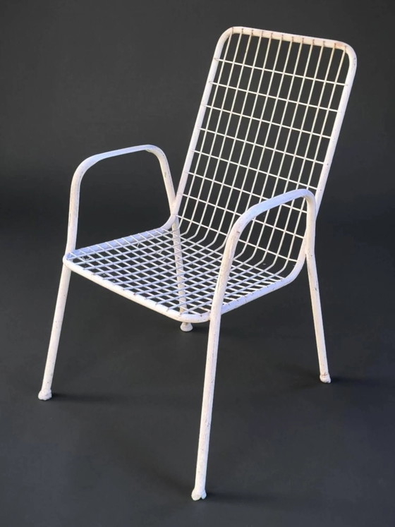 Emu fauteuil model Rio 1970 – Tuinmeubelen, polished steel, Metal (photo 9 of 9)