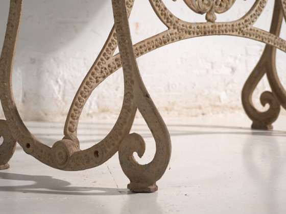 Antieke tuintafel van gietijzer – Centraal-Europa, circa 1900 – Cast Iron, Art Nouveau (photo 23 of 40)