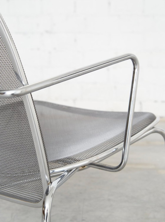 Twee 'Web Chairs' van Antonio Citterio voor B&B Italia – Fauteuils, Silver, Metal (photo 7 of 19)
