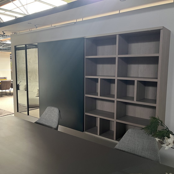 Image 1 of Novamobili TV wall cabinet with display case with LED