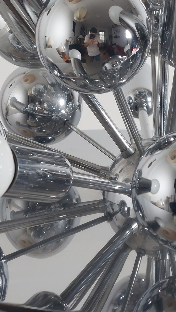 Image 1 of Lampada da soffitto/parete vintage Sputnik Space Age, Cosack, anni '70