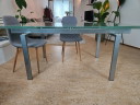 Effezeta Design Glastisch - ausziehbarer Tisch