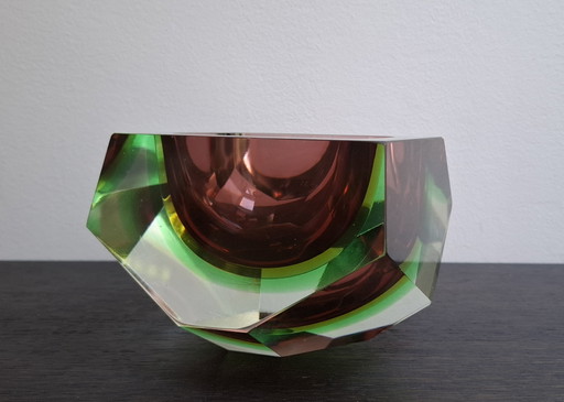 Flavio Poli Murano Sommerso Schale
