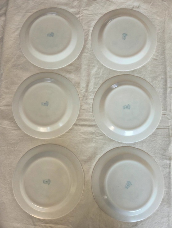 12-Piece Plates (6 + 6), Opal Glass/Milk Glass – Arcopal France, Crockery, Porcelain (photo 9 of 9)