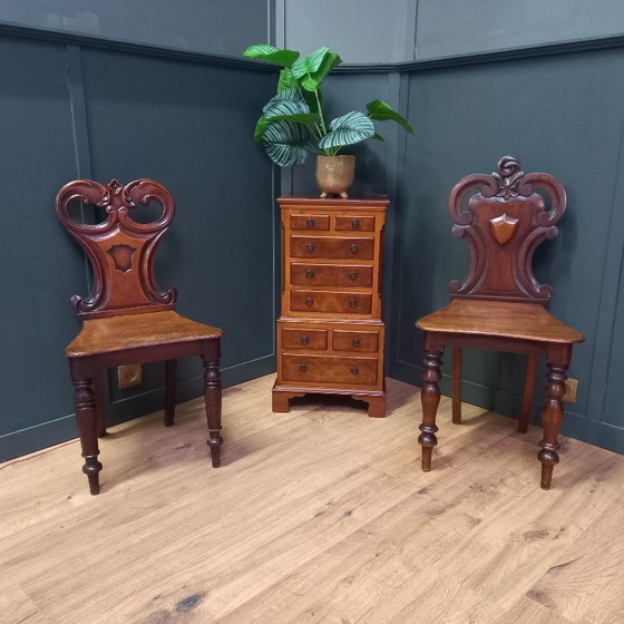 Image 1 of Kleine Tallboy Chest on Chest Ladekast van Reprodux