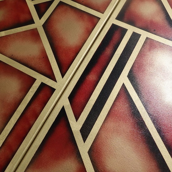 Image 1 of Abstraction A955 - Tableau abstrait prêt à accrocher XXL