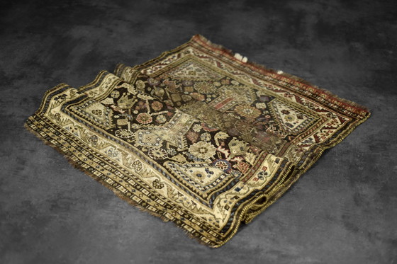 Image 1 of Tappeto Qashqai orientale lungo, tessuto a mano, stile nomade, anni '20