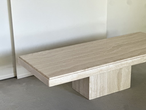 Vintage travertine coffee table