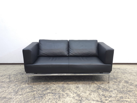 Image 1 of Fsm Easy Set Designer Sofa Leather Sofa Couch de sede Black