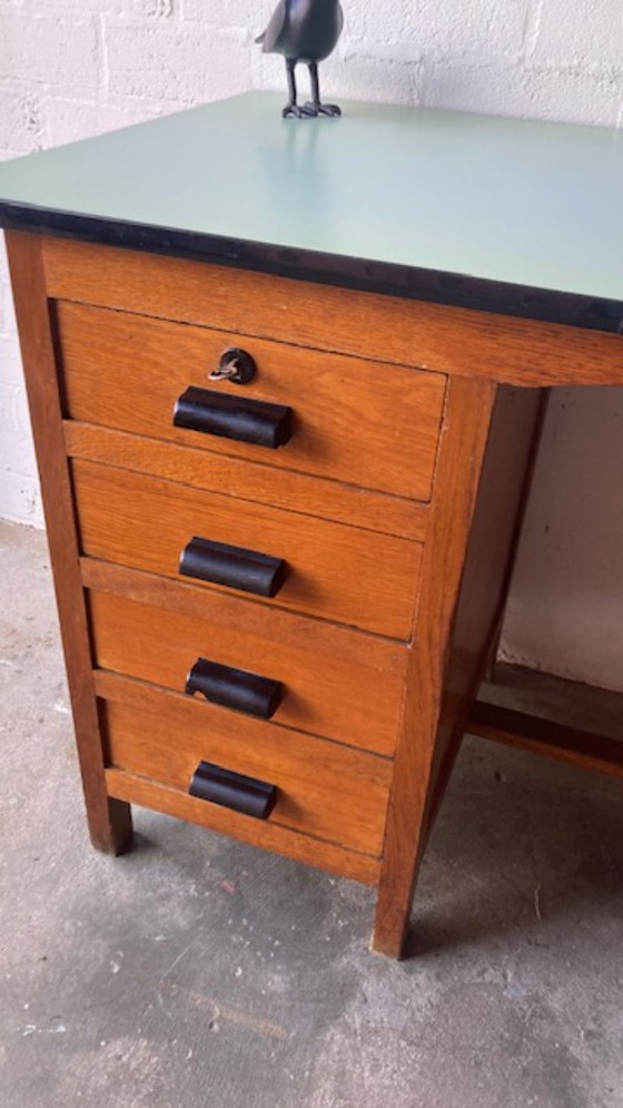 Image 1 of Retro vintage mid-century (school) desk