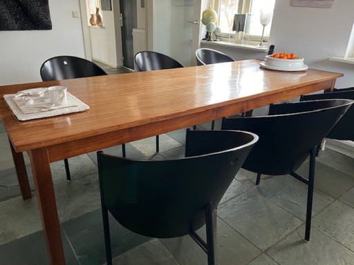 6 sedie Philippe Starck Costes nere