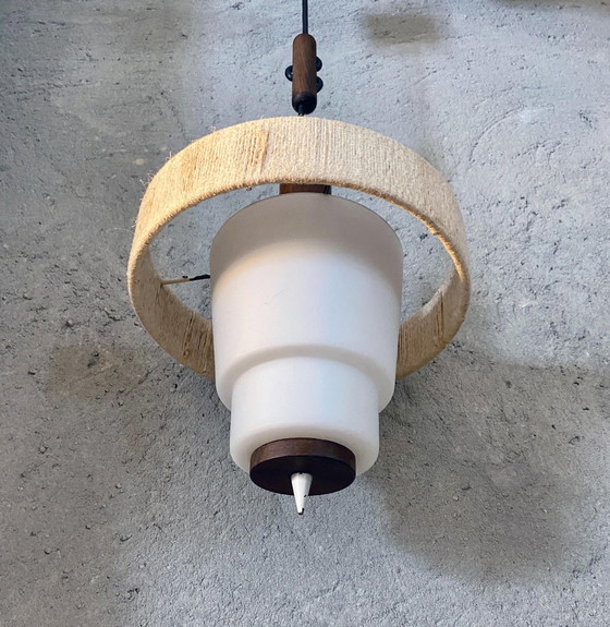 Lampada danese vintage – Lampade a sospensione, Cristallo, Legno (photo 12 of 12)
