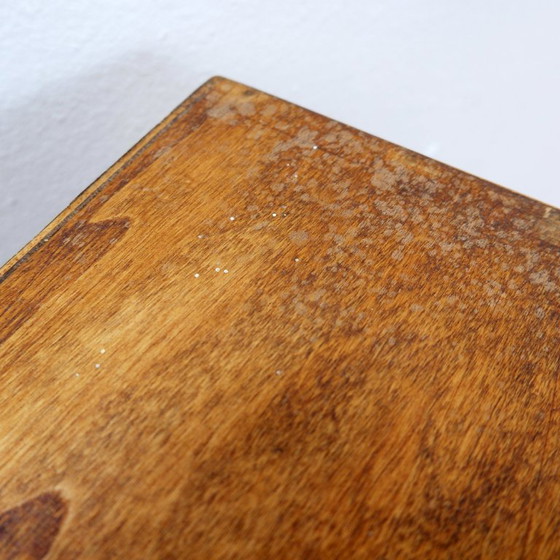 Image 1 of Vintage houten ordner met 22 laden, handgemaakt