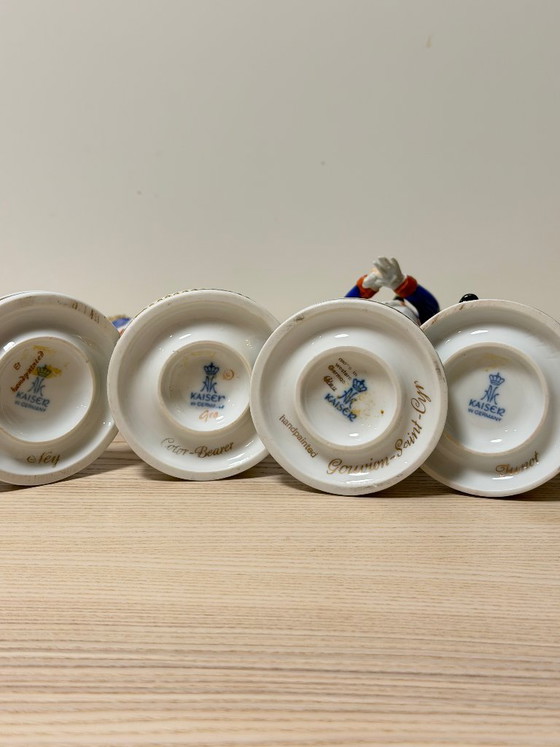AK Kaiser - Napoleon's Marshals - Glazed Porcelain - 1970s, Sculpture, Blue (photo 5 of 15)