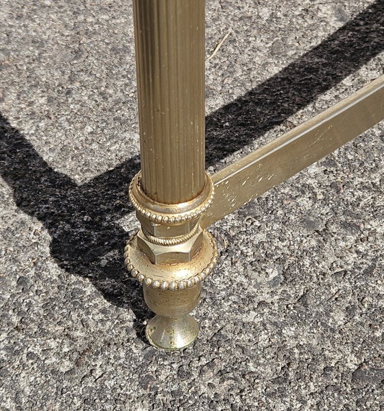 Image 1 of French Vintage Marble Coffee Table-Maison Jansen Cocktail Table-Lounge Table Hollywood Regency Style-70s