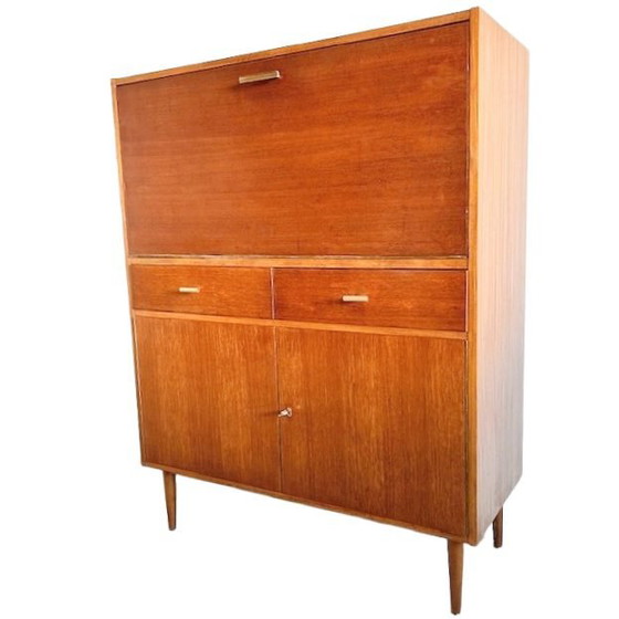 Image 1 of Vintage deens design mid-century secretaire kast 1960's