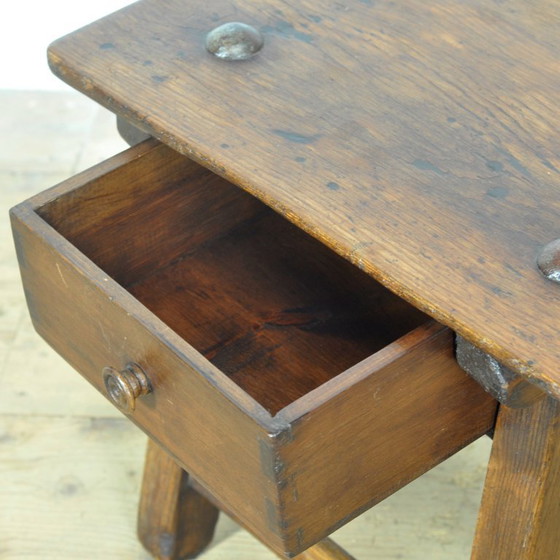 Image 1 of Small oak Spanish table, circa 1840