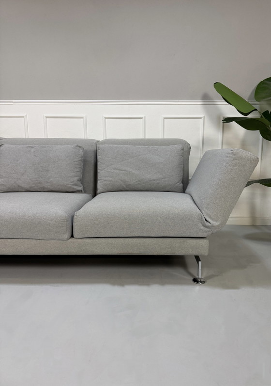 Image 1 of Sofá cama de 3 plazas Brühl Moule, color gris, de diseño