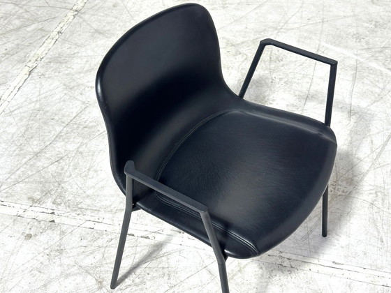 6x HAY About A Chair AAC 19 - Hee Welling - black leather - Danish design – Dining chairs, Metal (photo 3 of 6)