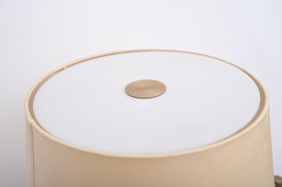 Image 1 of Brass table lamp with swivel arm (1970s)