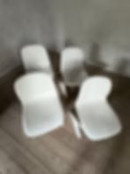 Sedie Kangourou bianche vintage di Ernst Moeckl – Chaise longue, Space Age (photo 24 of 28)