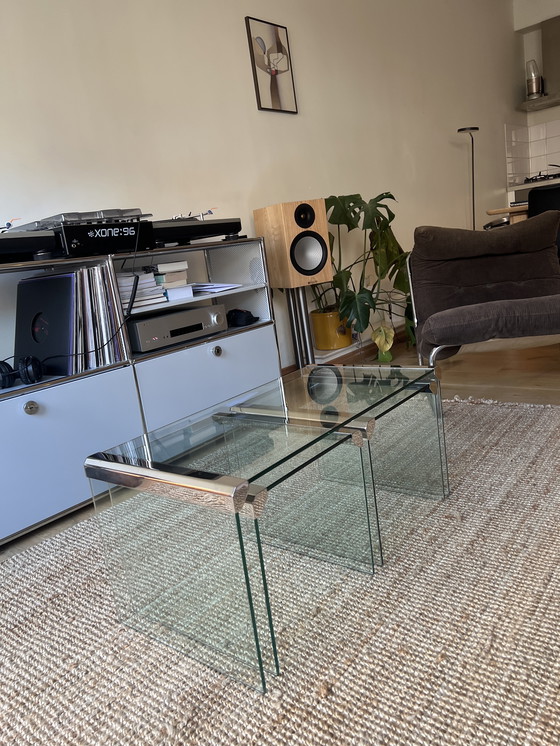 Image 1 of Table basse en verre Galotti & Radice