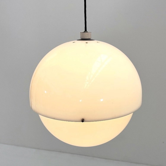 Image 1 of Lampada da terra modello 4055 bianca di Luigi Bandini Buti per Kartell, anni &#39;60