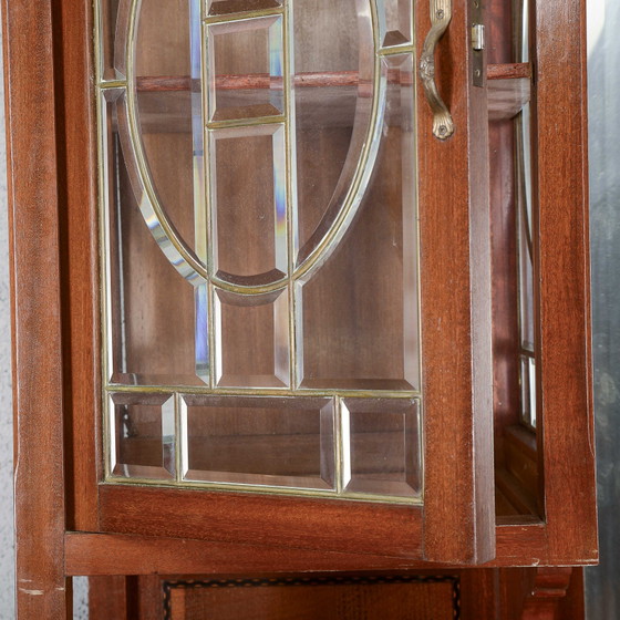 Tweedelige buffetkast met spiegel en 2 laden – Buffetkasten, Marmer, Art Nouveau (photo 13 of 14)