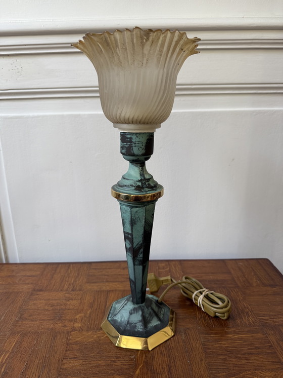 Image 1 of Art Deco Tulip Lamp