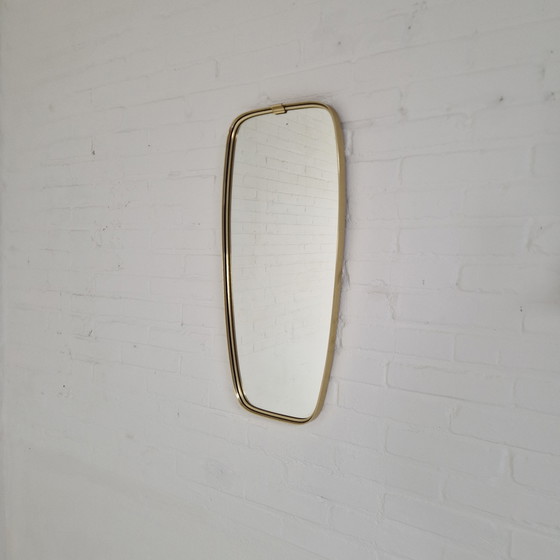 Image 1 of Specchio dorato vintage, anni '70