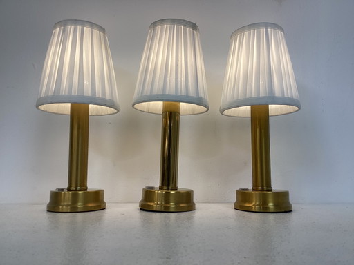 3 lampes classiques rechargeables sans fil avec commande tactile LED