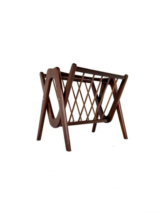 Portariviste vintage danese in teak degli anni '60 – tijdschriftenrek, Wood (photo 2 of 8)
