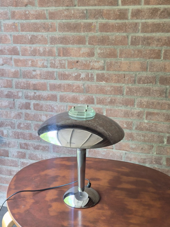 Image 1 of Vintage chrome table lamp