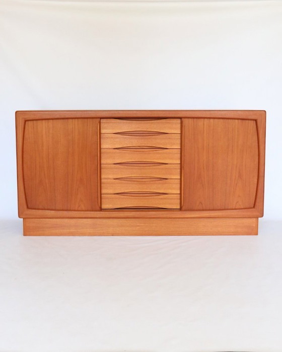 Image 1 of Dyrlund sideboard wall cupboard teak