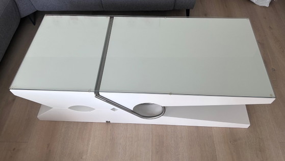 Handmade clothes peg coffee table – Glass, Metal (photo 4 of 5)