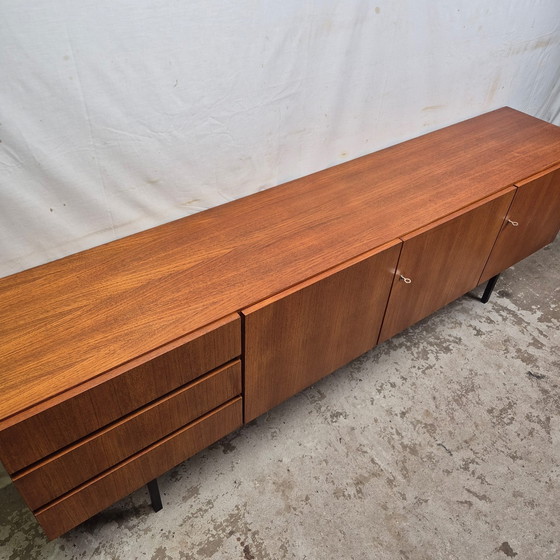 Image 1 of Vintage Jaren 60 Deens Sideboard, Wandmeubel Dressoir Teak