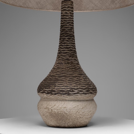 Grande lampada da tavolo in ceramica di Løvemose Keramik, Danimarca, anni '60-'70 – Lampade da tavolo, Vintage (photo 4 of 7)