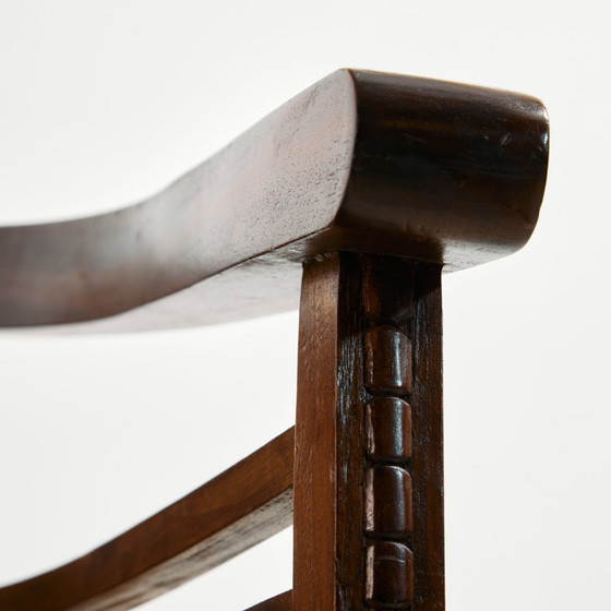 Image 1 of Sillón MK10904 de haya y ratán