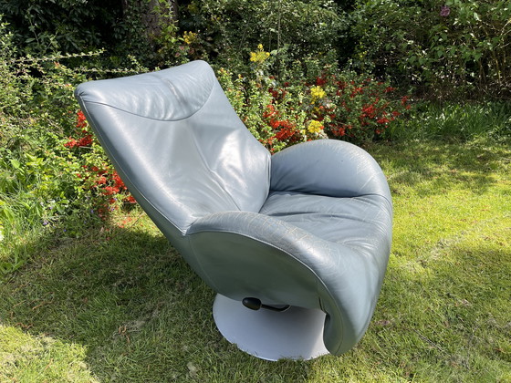 Image 1 of Leolux Bellelaine leren fauteuil