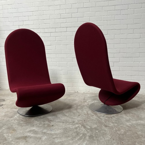 Image 1 of 2x Verner Panton Sillón 1-2-3 Respaldo alto