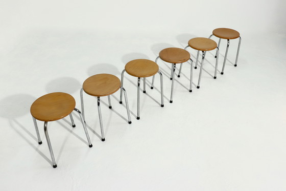 Image 1 of Sgabello industriale design olandese anni '60