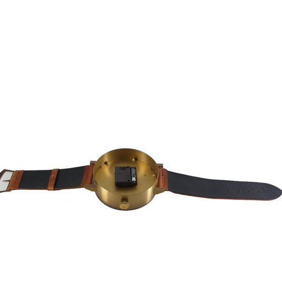Image 1 of Orologio da parete PEWETA degli anni '70 a forma di orologio da polso XXL