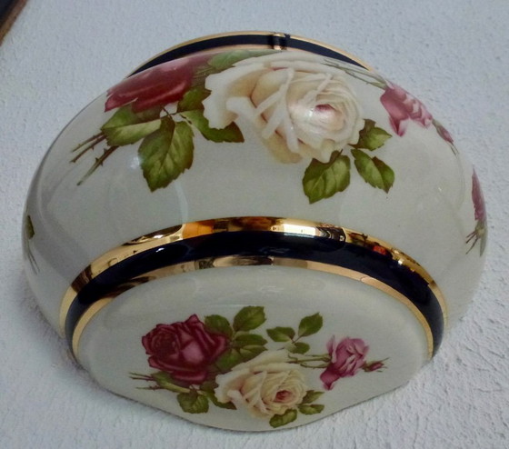 Image 1 of 2x Vintage Romantic Modica Gouda Pottery - Vaso da fiori - Vaso da parete