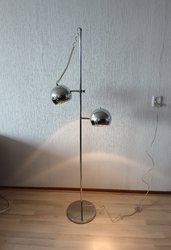 Image 1 of Bollen Vloerlamp – Chroom - Leimotiv 