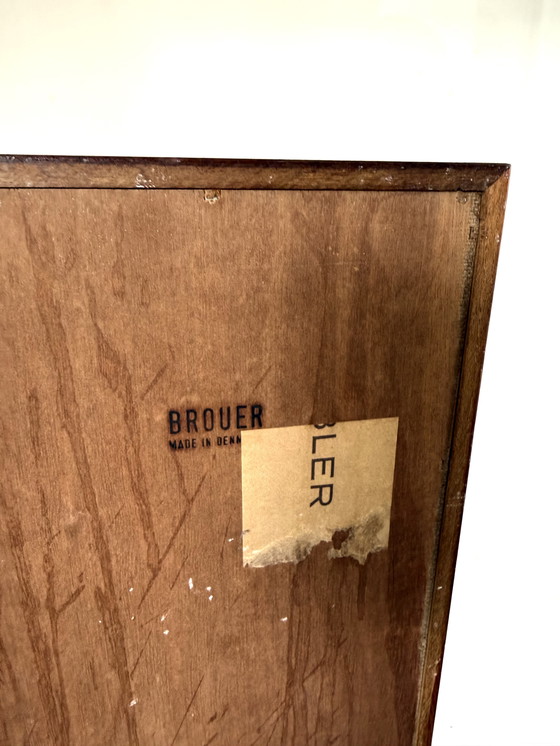 Image 1 of Vintage teakhouten vitrinekast, Brouer Møbelfabrik ‘60