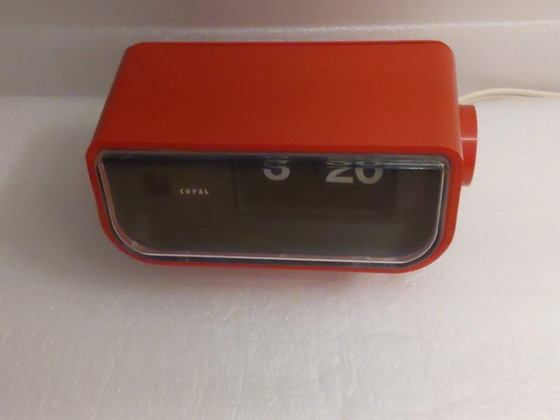 Image 1 of Vintage digitale Copal klok Flip Roll Space Age Japans design jaren 60 Mid Century