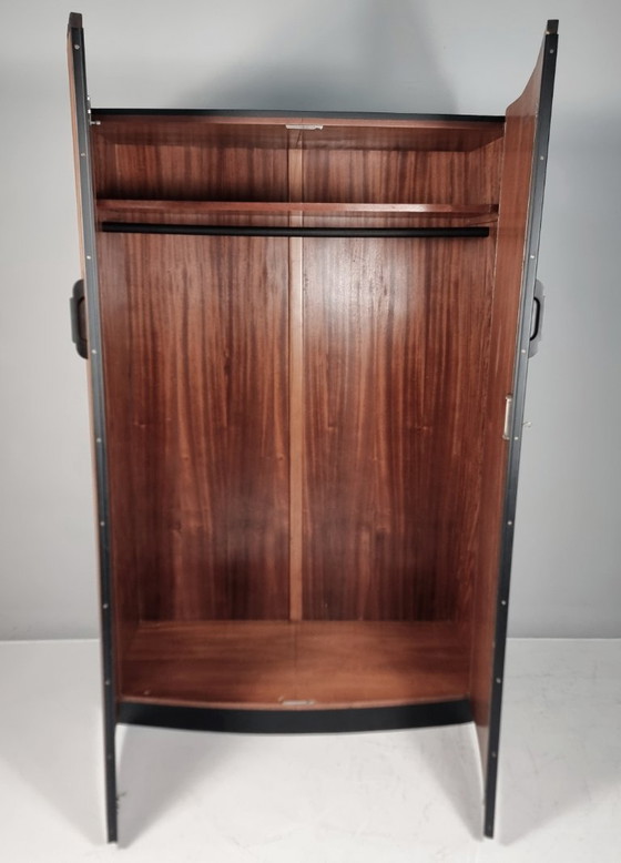 Image 1 of Art Deco Walnut Wardrobe by Jindrich Halabala, 1940s